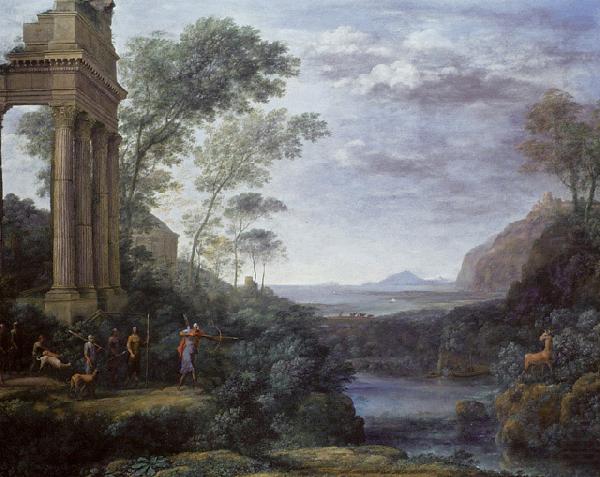 Claude Lorrain Ascanius Shooting the Stag of Sylvia china oil painting image